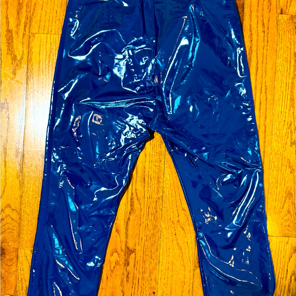 Ivy Park Shiny High-Gloss Blue Women's Leggings